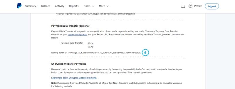 Get PayPal Identity Token